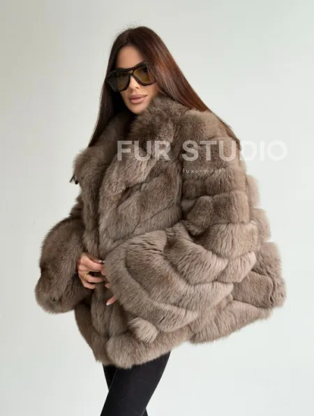 Шуба из меха финского песца - фото 9