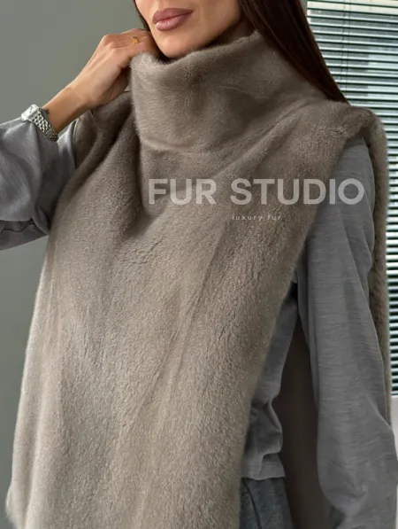 Норковая манишка «весна 2026» - фото 2