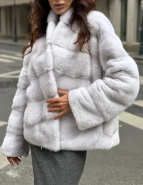 Шуба норковая - короткий жакет - фото 4