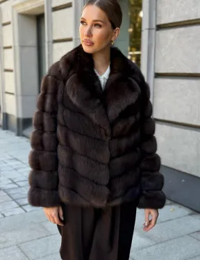 Полушубок из соболя - фото 6