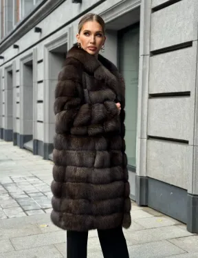 Шуба из соболиного меха - фото 12