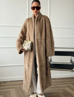 Норковое меховое пальто для женщин - фото 7