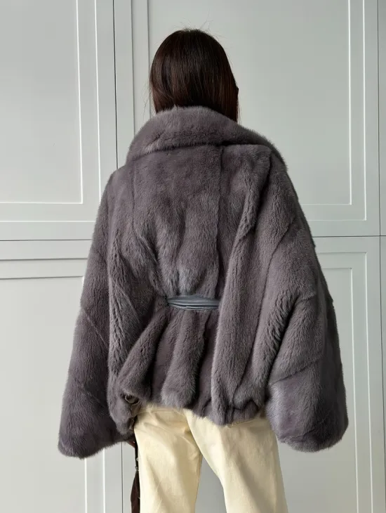 Автоледи норковая, модель -  «Летучая мышь» - фото 11