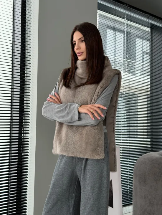 Норковая манишка «весна 2026» - фото 13